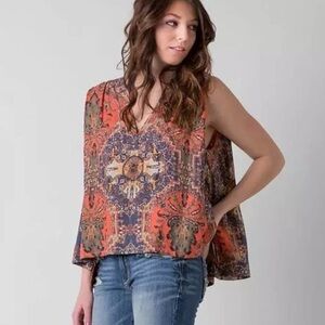 Free People Darcy Tank Top In Magic Carpet Color